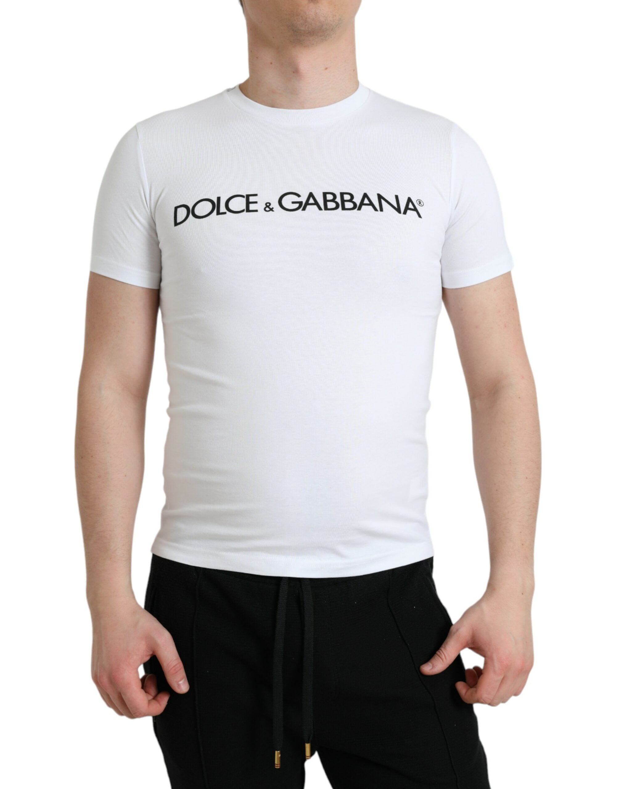 Logo-Print Cotton T-Shirt — White