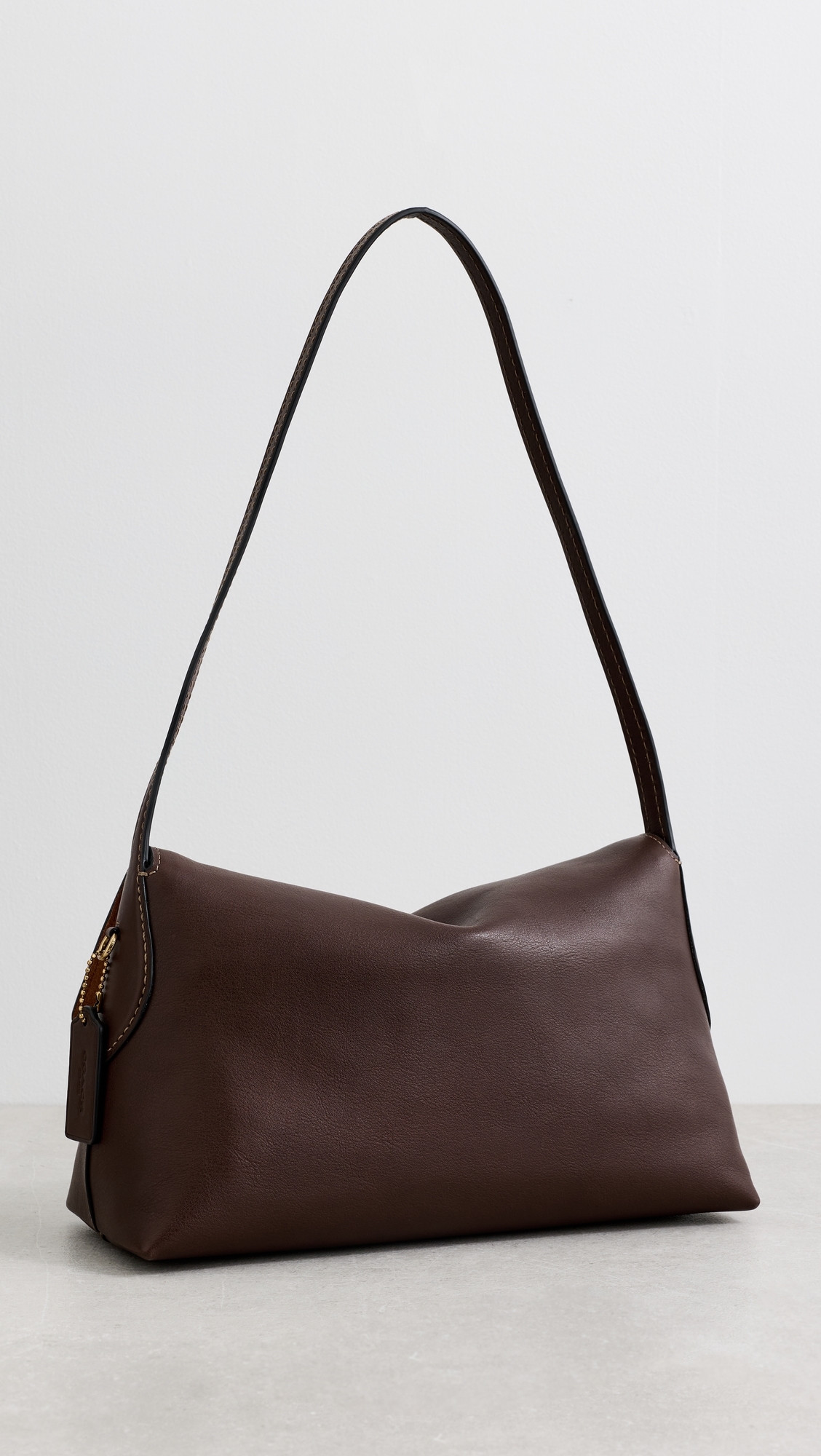 Natural Grain Leather Chelsea Shoulder Bag B4/Maple One Size