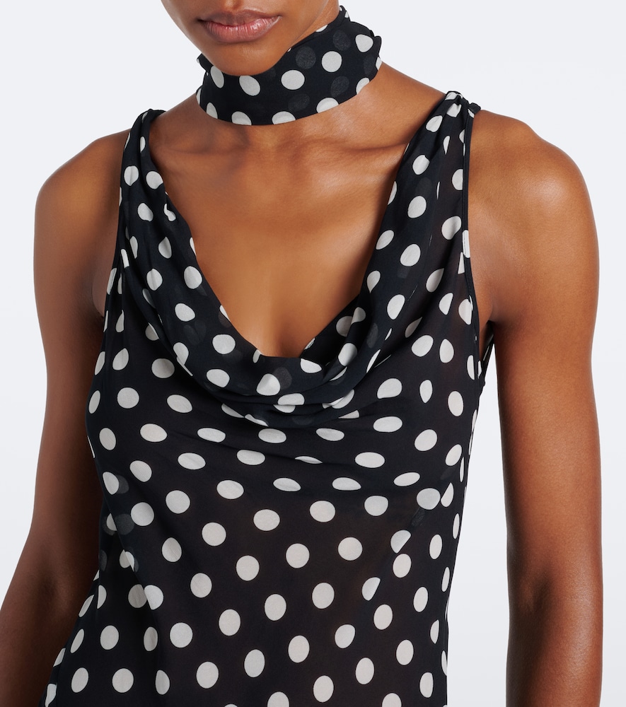 Harper polka-dot maxi dress