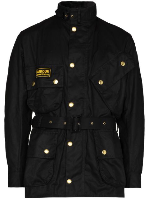 바버 인터내셔널 재킷 MWX0004BK51