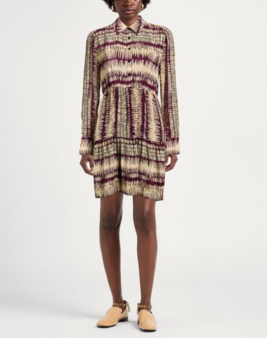 Woman Mini dress Garnet Size 0 Viscose
