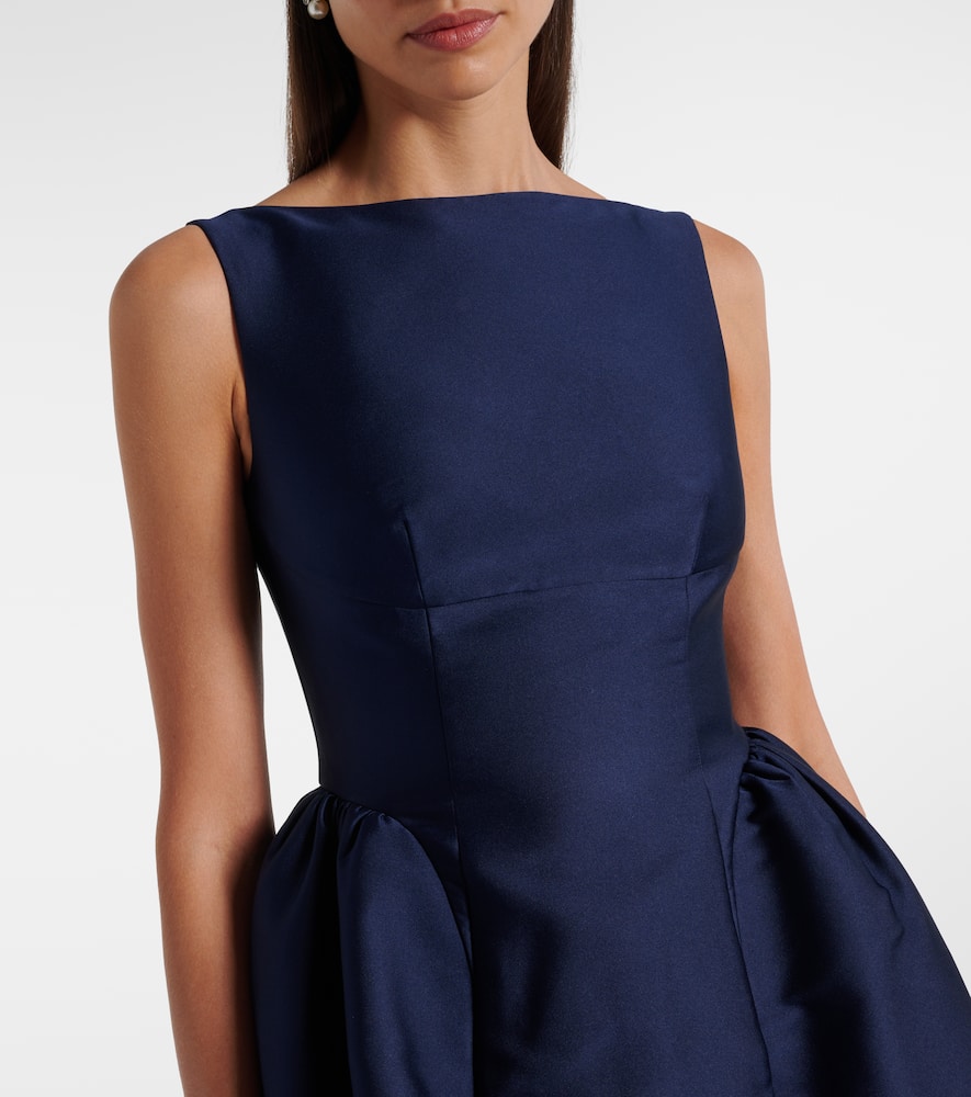 Taffeta midi dress