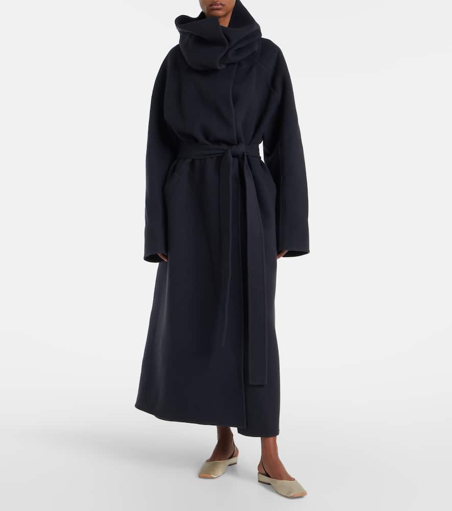 Liza wool and cashmere overcoat