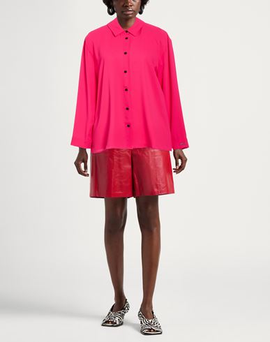 Woman Shirt Fuchsia Size 10 Polyester