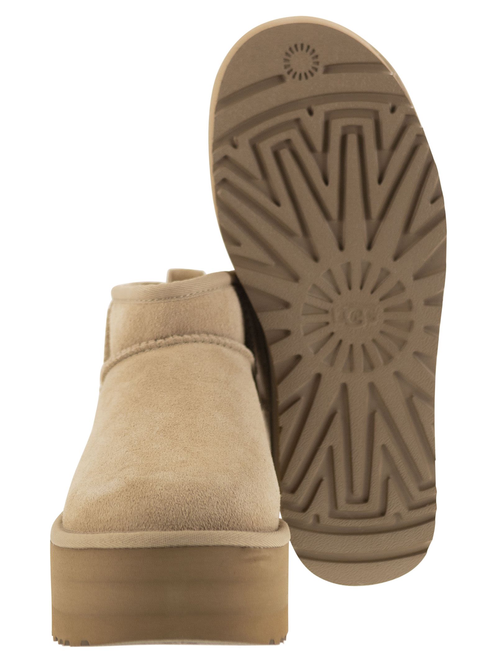 Ugg Ultra Mini Classic Boots With Plateau