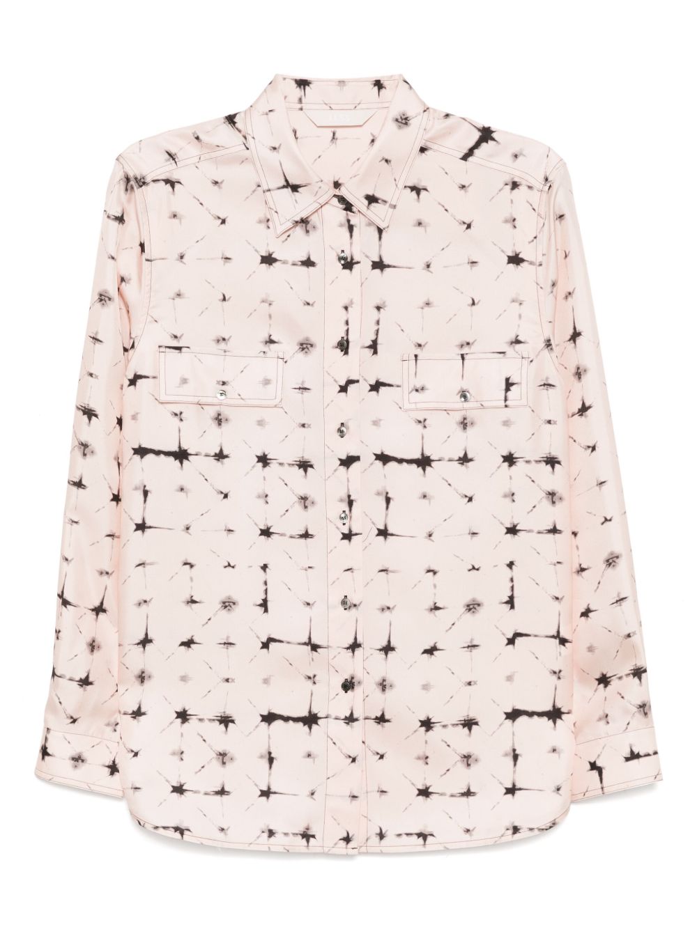 LESS silk long sleeved shirt - Pink