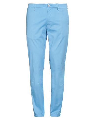Re_hash Man Pants Sky blue Size 30 Cotton, Elastane