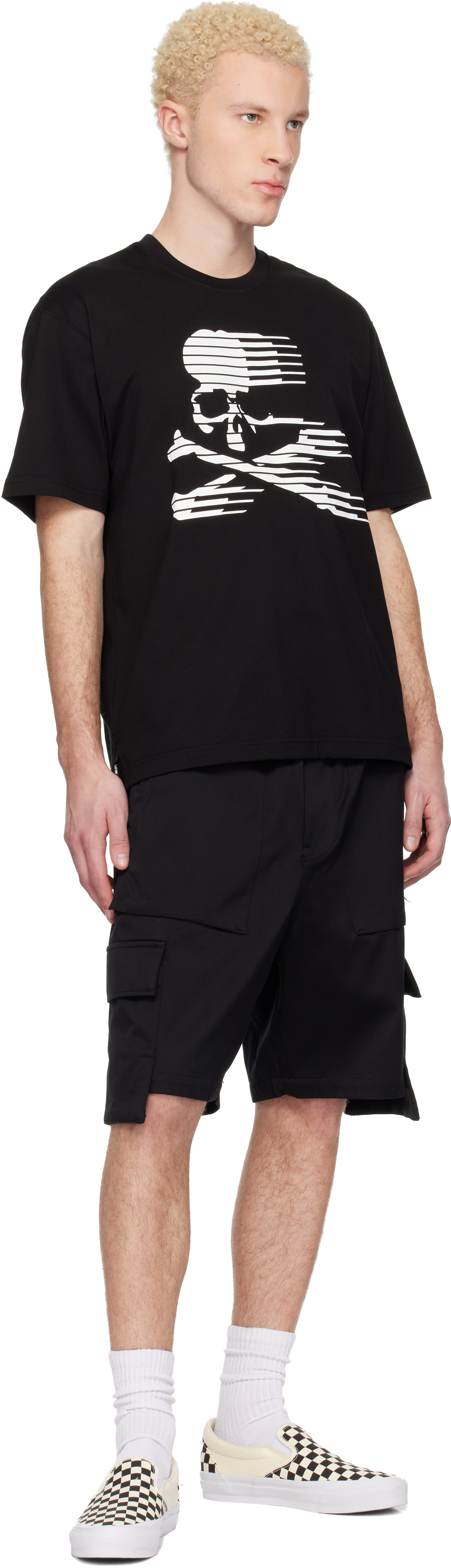 Black MW Cargo Shorts