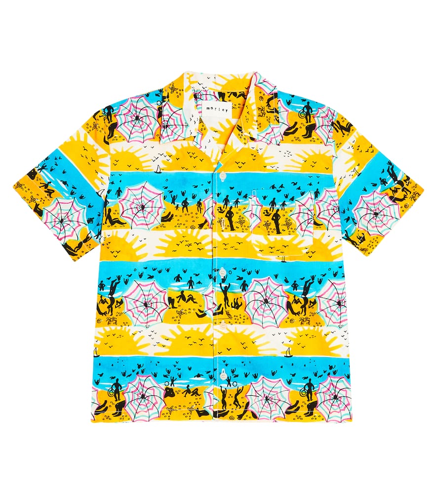 Morley Udo embroidered cotton shirt
