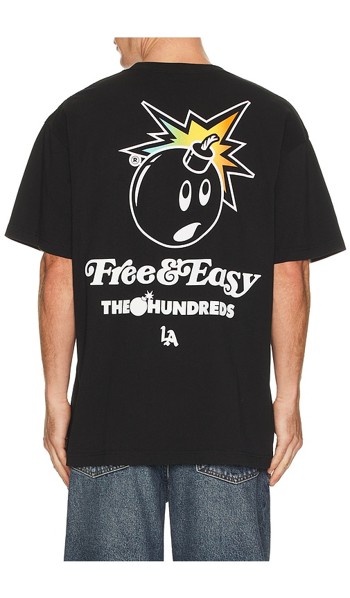The Hundreds x Free & Easy Adam Bomb T-Shirt in Black. - M also in L, S, XL/1X