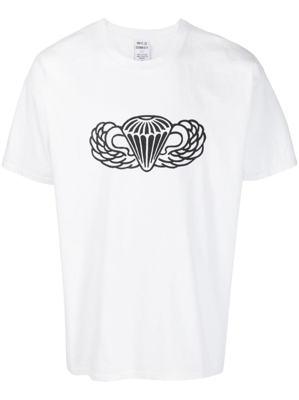 Graphic-print cotton T-shirt - White