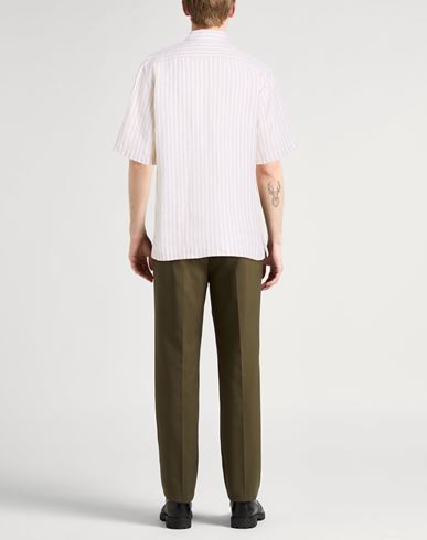 Man Shirt Beige Size S Linen