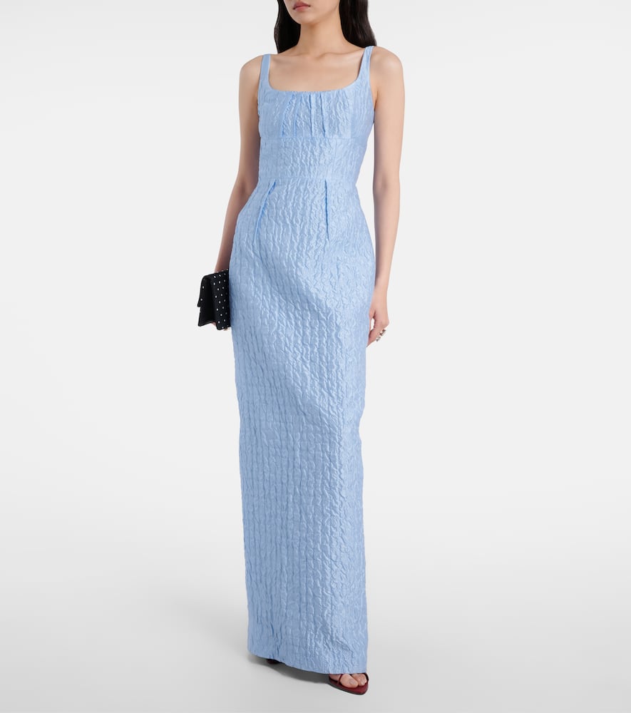 Sharon seersucker gown