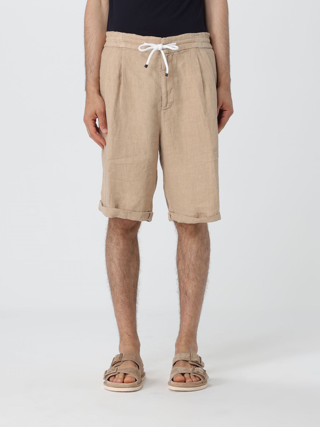 Short Men color Beige