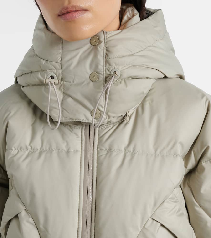 Quilted cropped puffer jacket