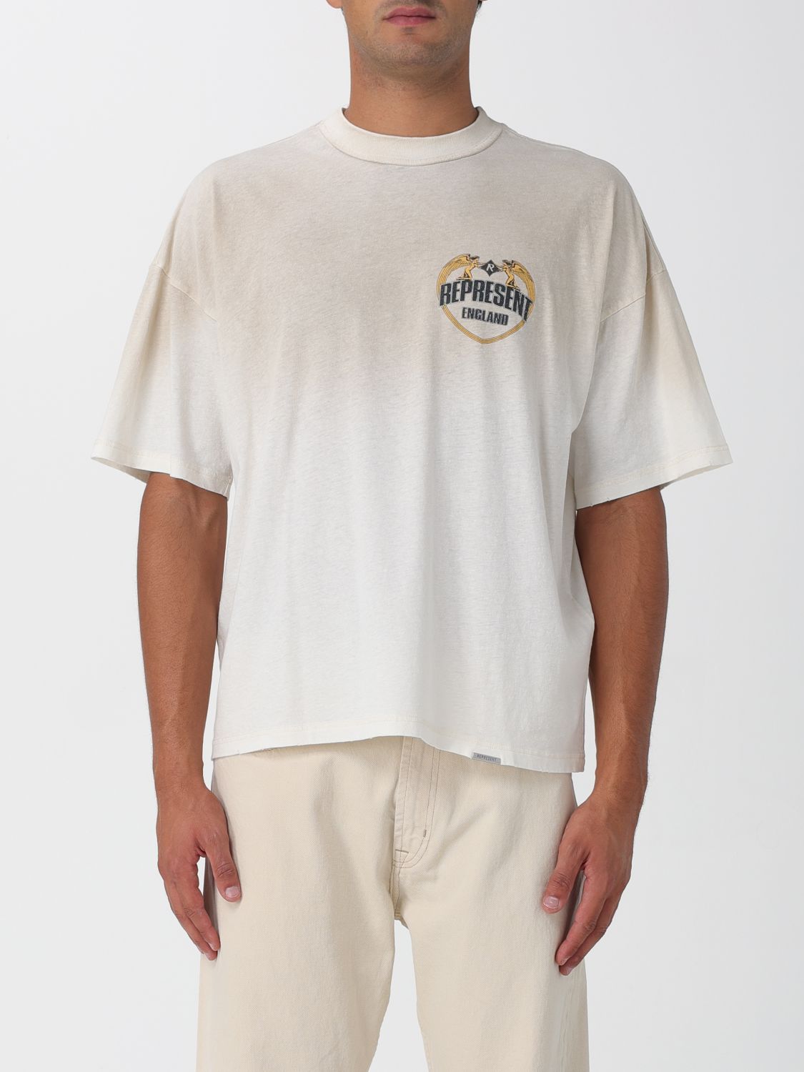 T-Shirt Men color Ecru