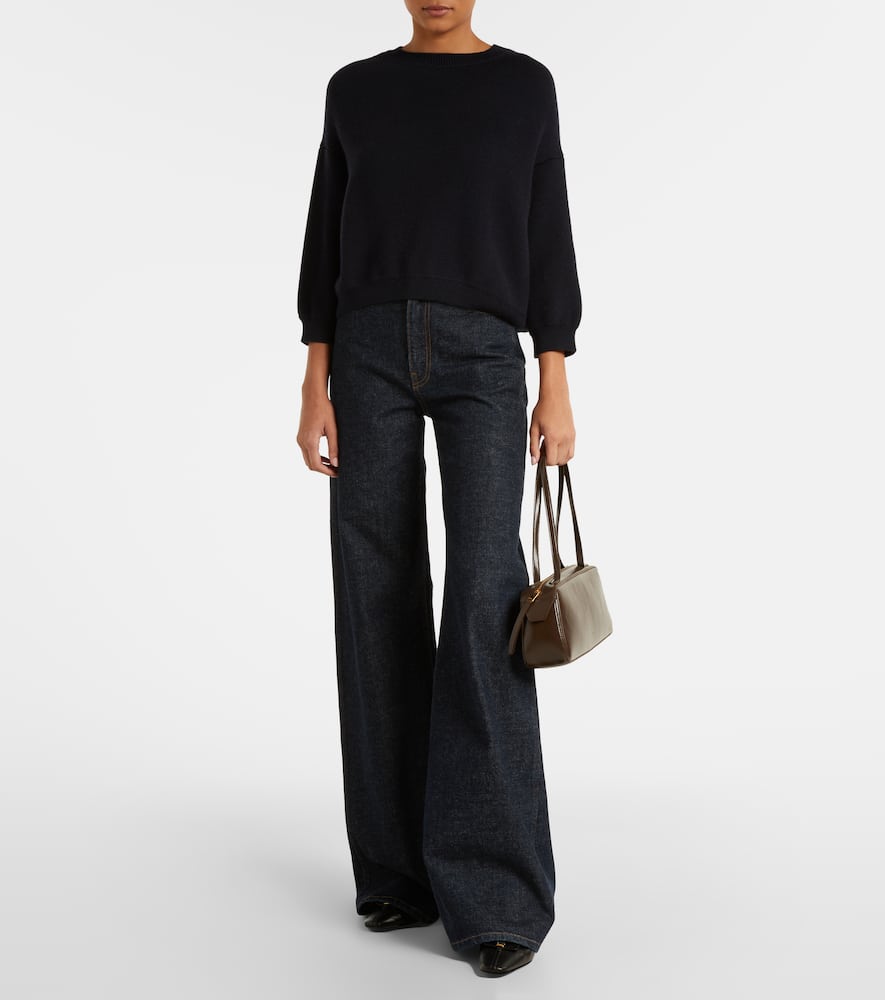 Sabina cashmere and mohair sweater