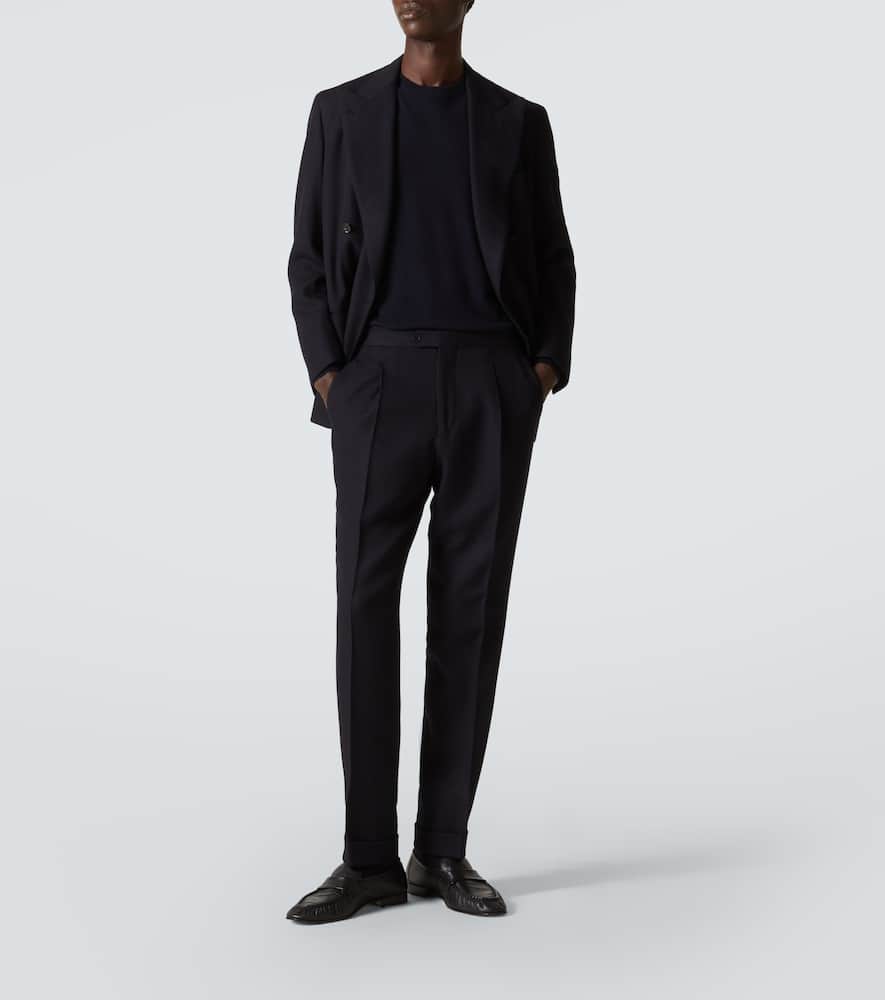 Amie wool straight pants