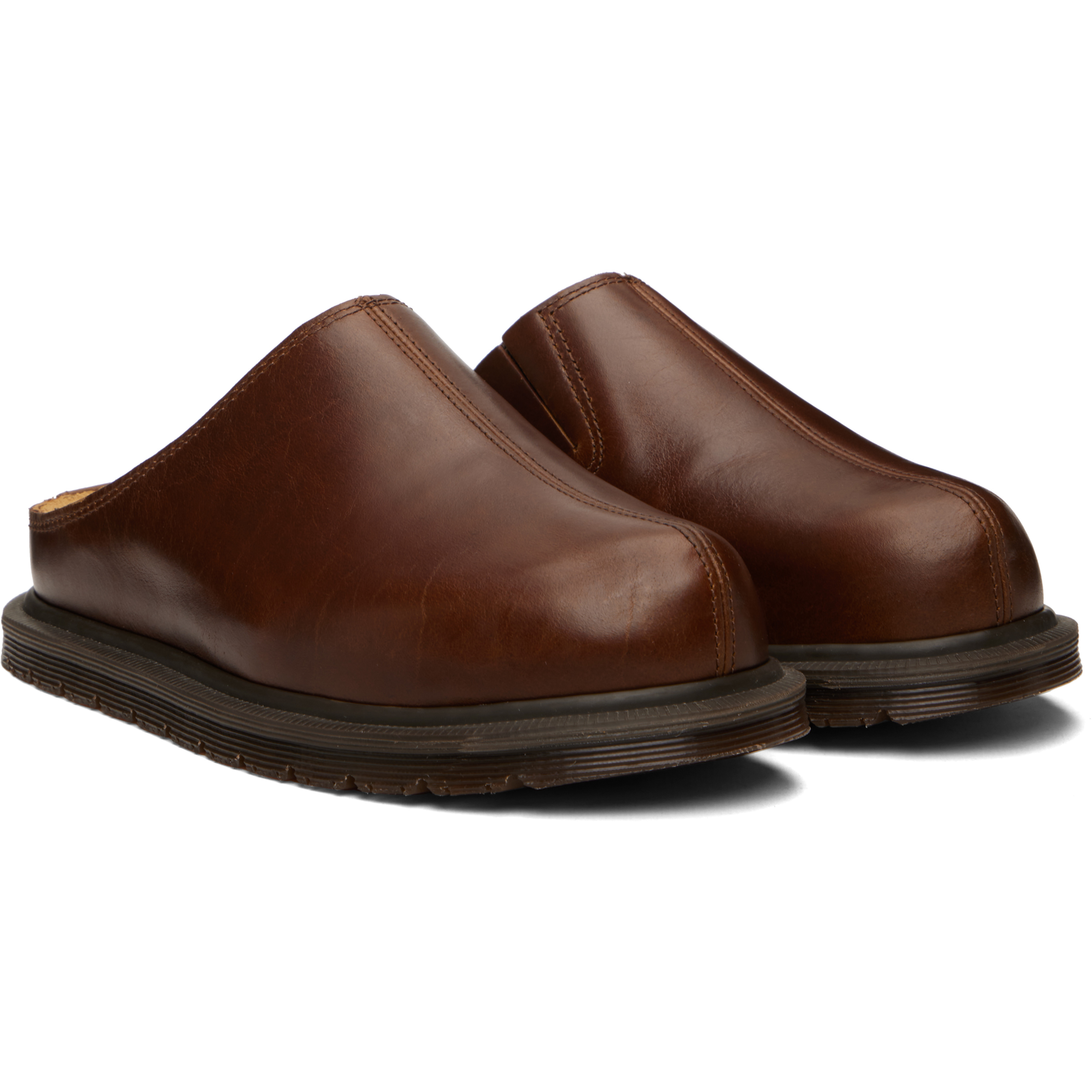 Brown San Mule Slip-on Loafers