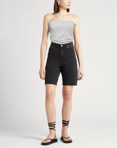 Woman Top Light grey Size M Cotton, Elastane