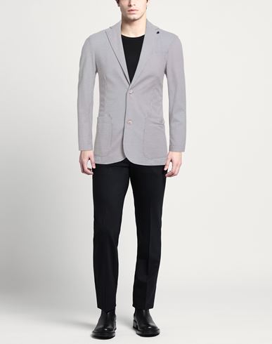Man Blazer Lilac Size 38 Cotton, Polyester, Elastane