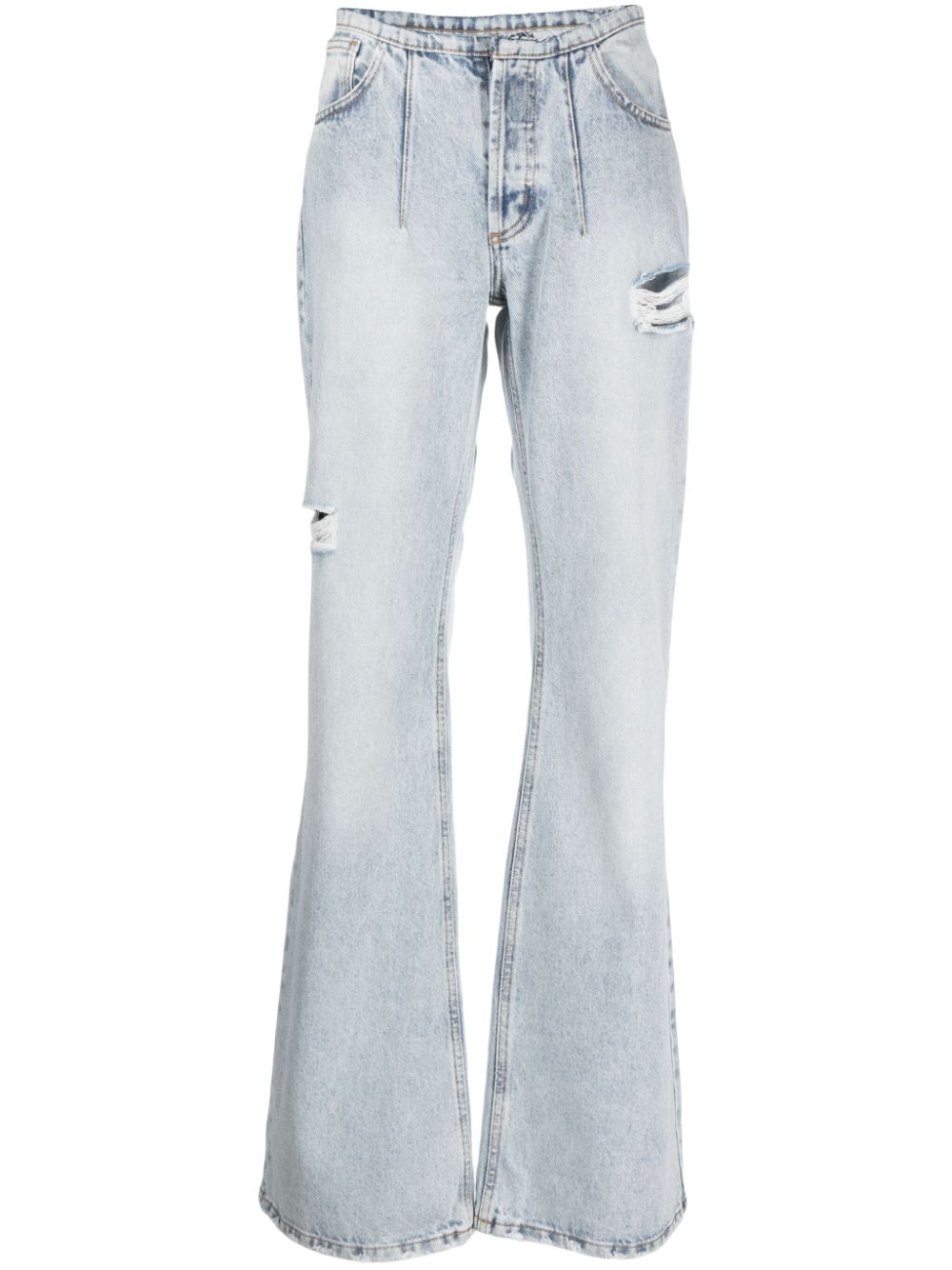 Nula distressed flared jeans - Blue