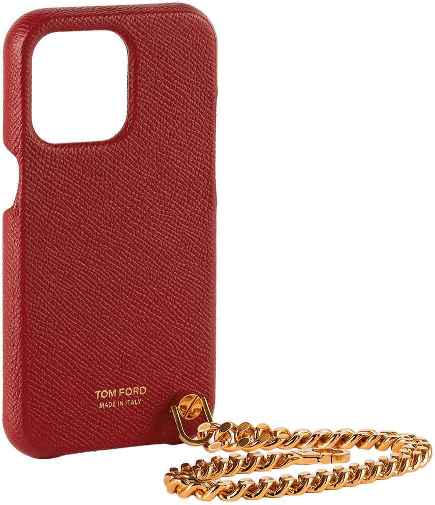 Black Leather iPhone 12 Case