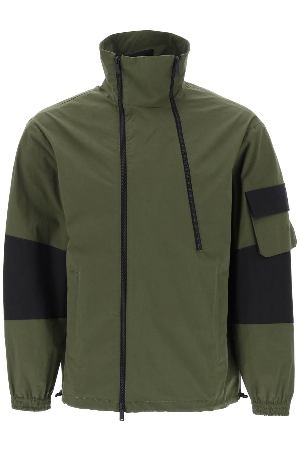 Technical Blouson Jacket In Stretch Cotton