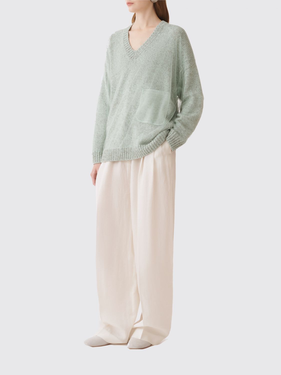 Sweater Woman color Green