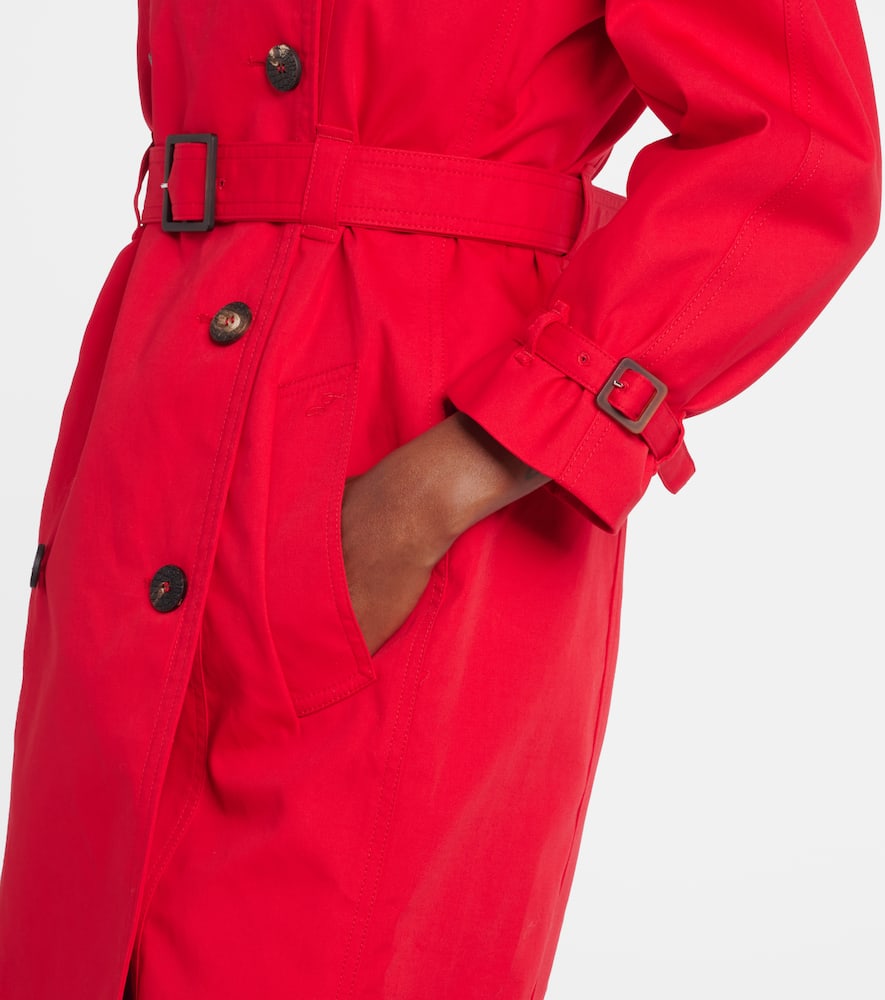 Cotton-blend coat