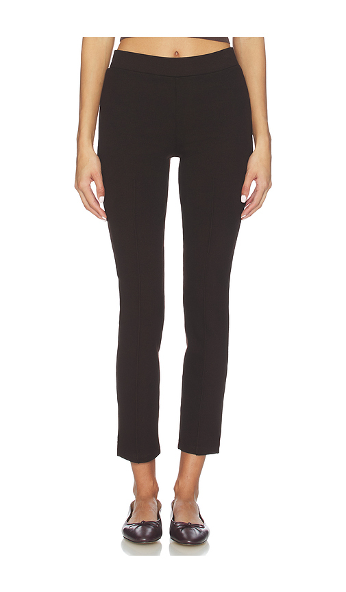 DONNI. The Rib Straight Pant in Espresso. XS also in L, M
