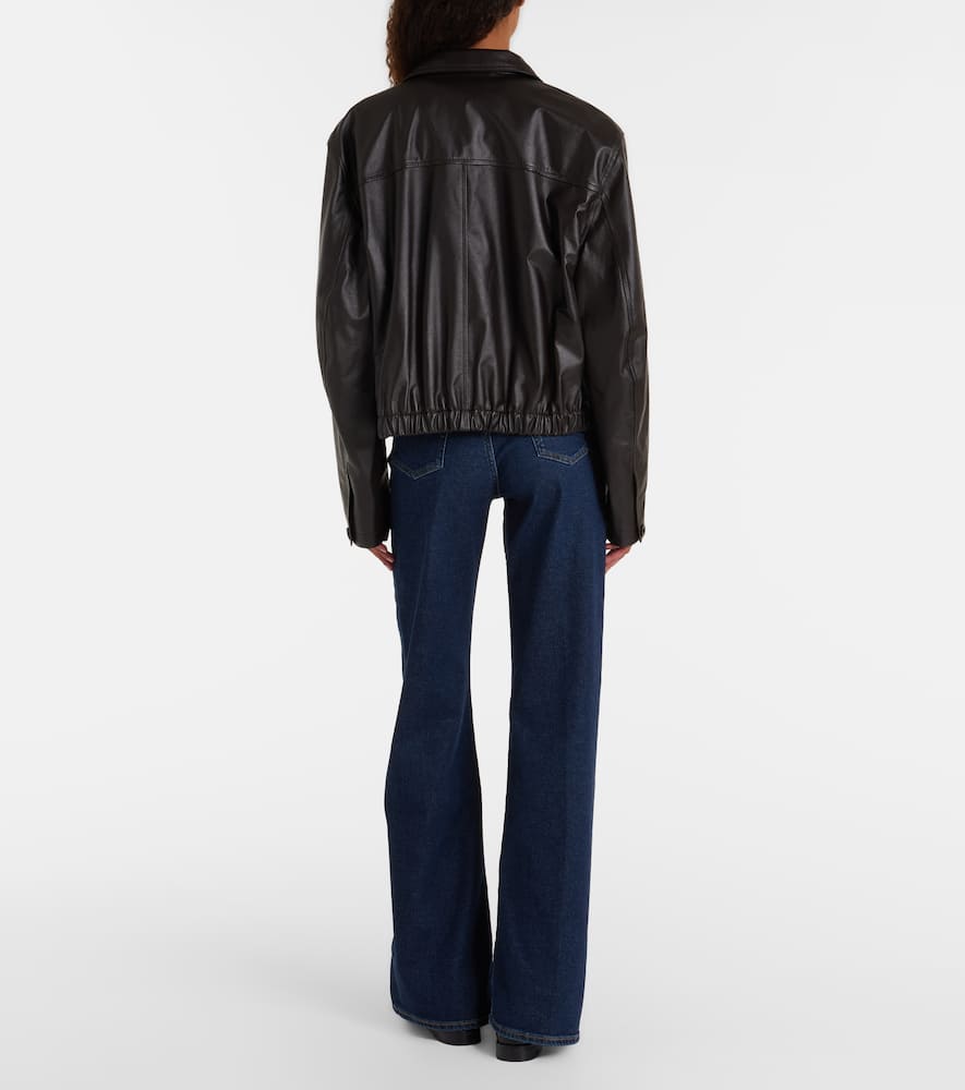 Lotta high-rise wide-leg jeans