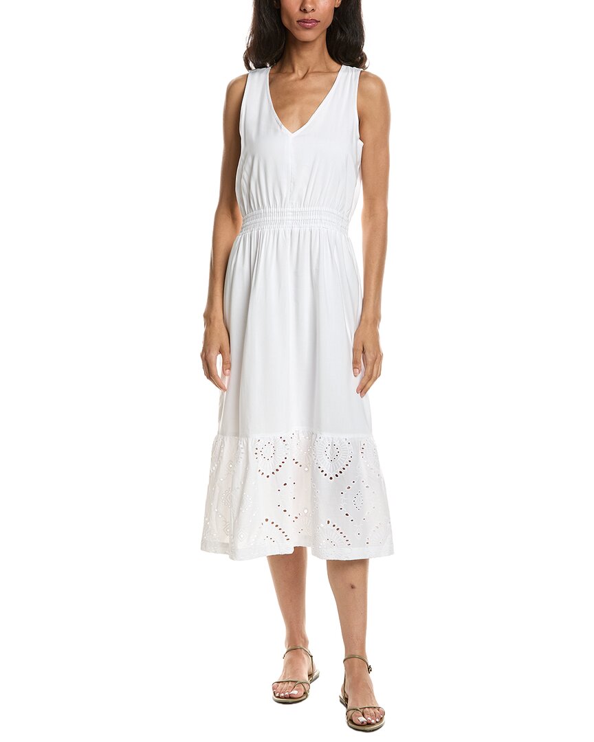 Eyelet Midi Dress