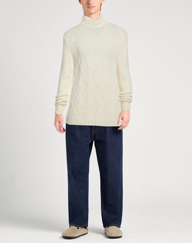 Man Turtleneck Ivory Size 42 Acrylic, Wool, Alpaca wool