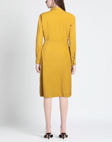 Woman Midi dress Mustard