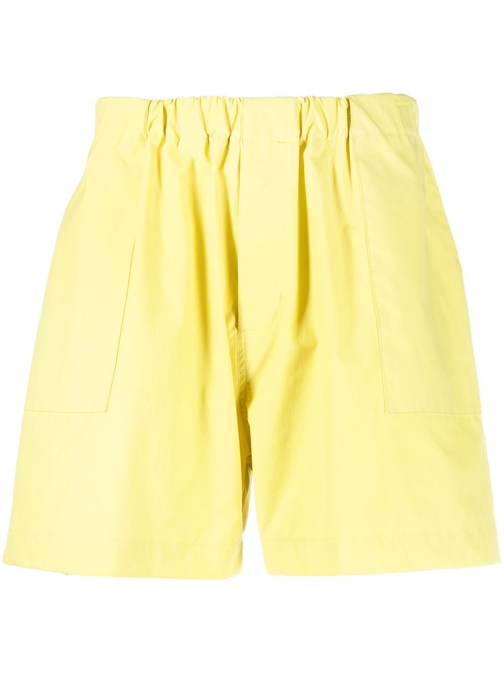 Captain elasticated waistband shorts - Yellow