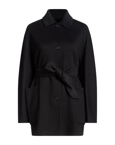 Woman Coat Black Size 12 Cashmere