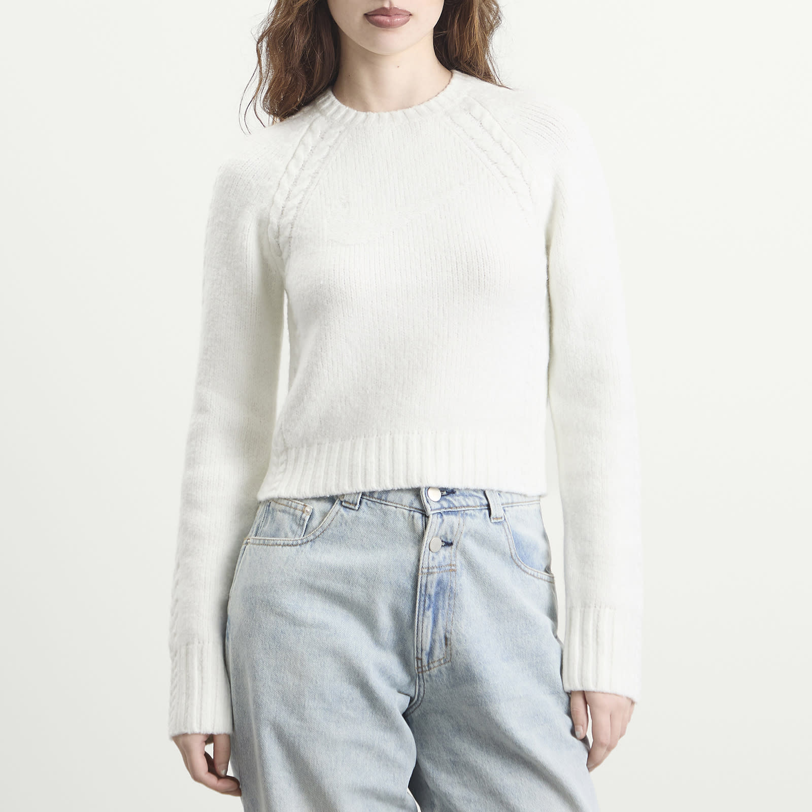 Women's NSW Chill Knit Jumper in Sail/Sail