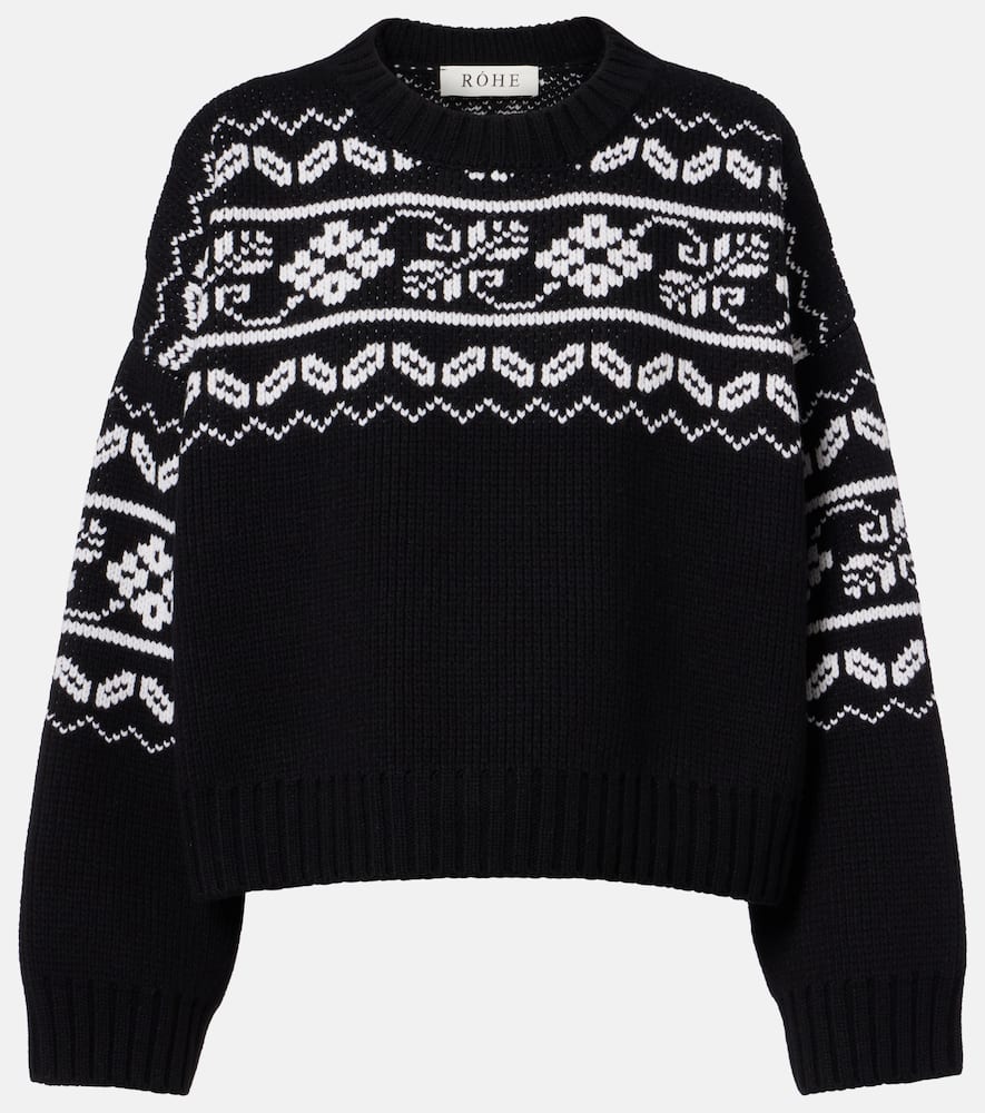 Róhe Fair Isle wool sweater