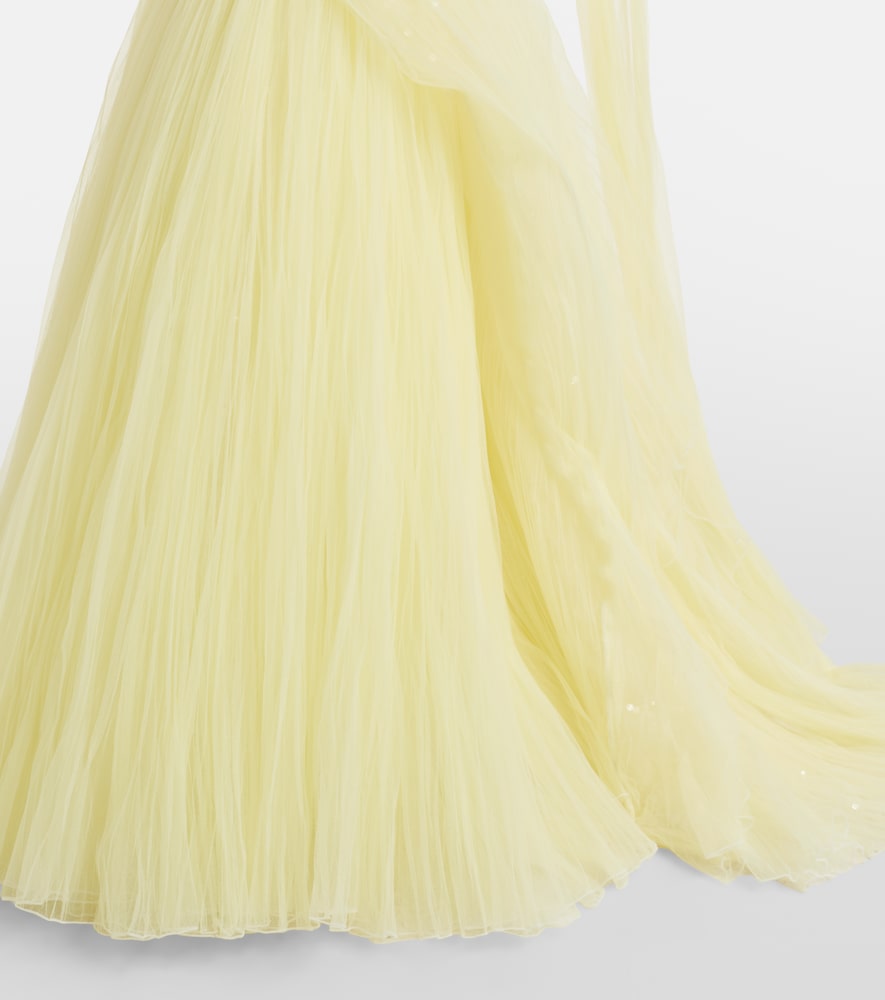 Tulle bustier gown