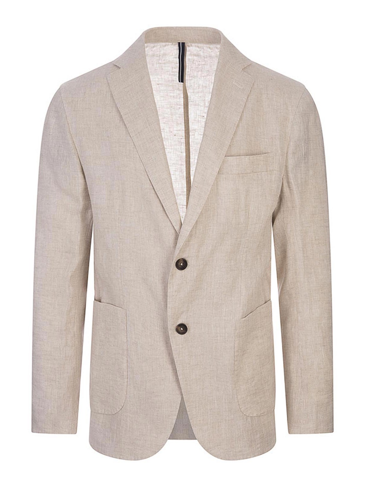 Linen One-Breasted Blazer