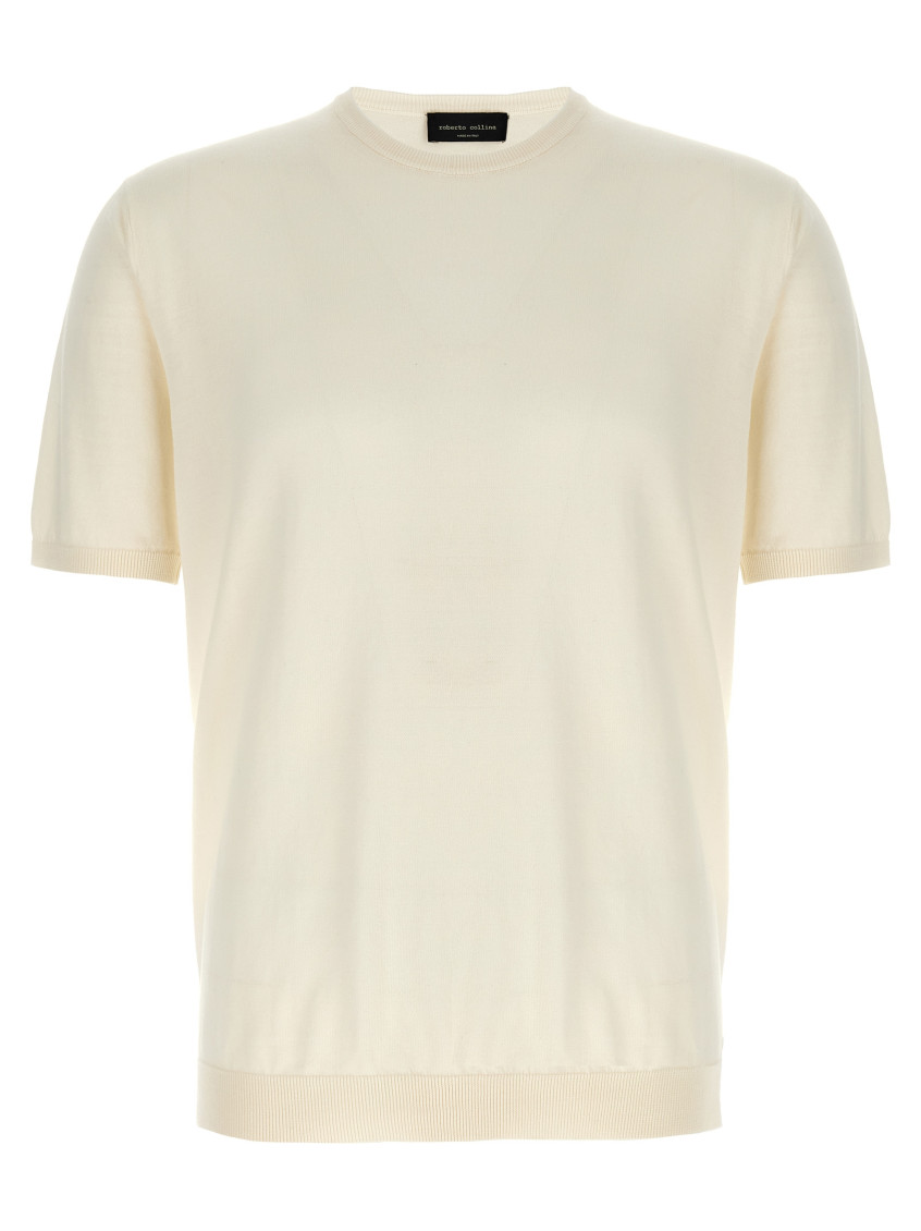 Beige Knitted T-shirt