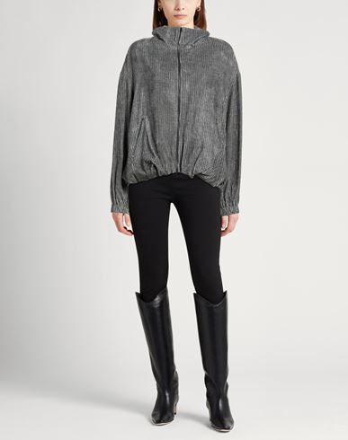 Crème Woman Jacket Charcoal Size 6 Viscose