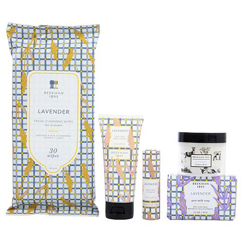 Goat Milk 5-Piece Lavender Bath & Body Assorted Set