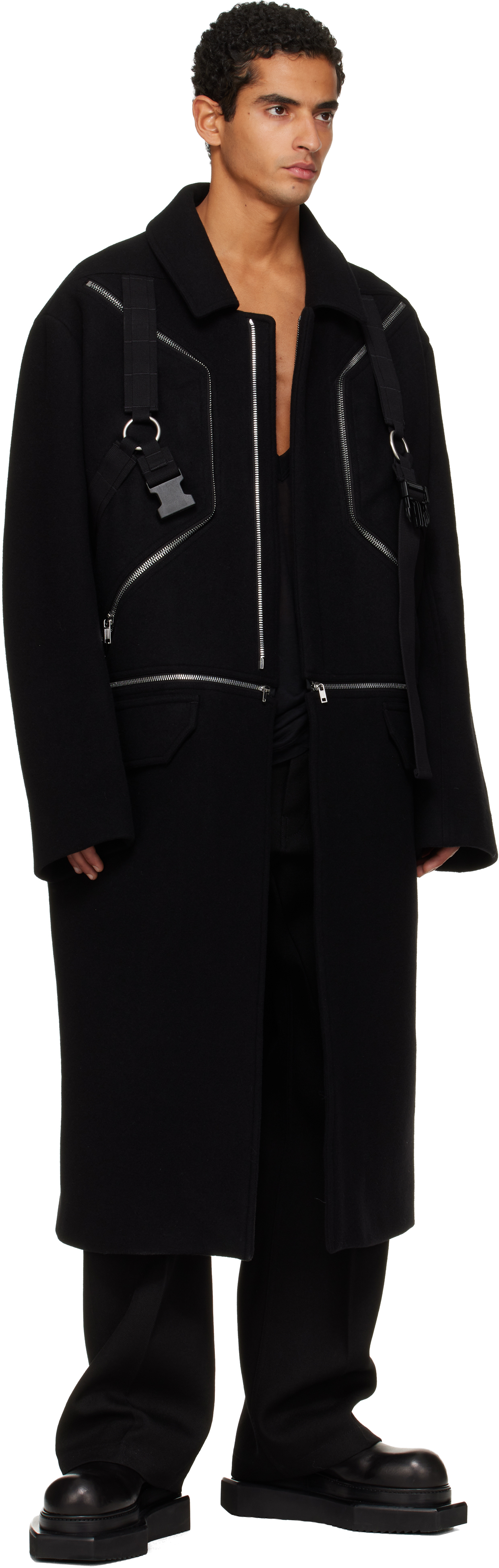Black Concordians Blixa Jumbo Mac Coat