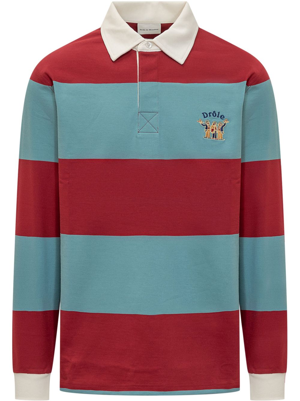 Le Bandes polo shirt - Red
