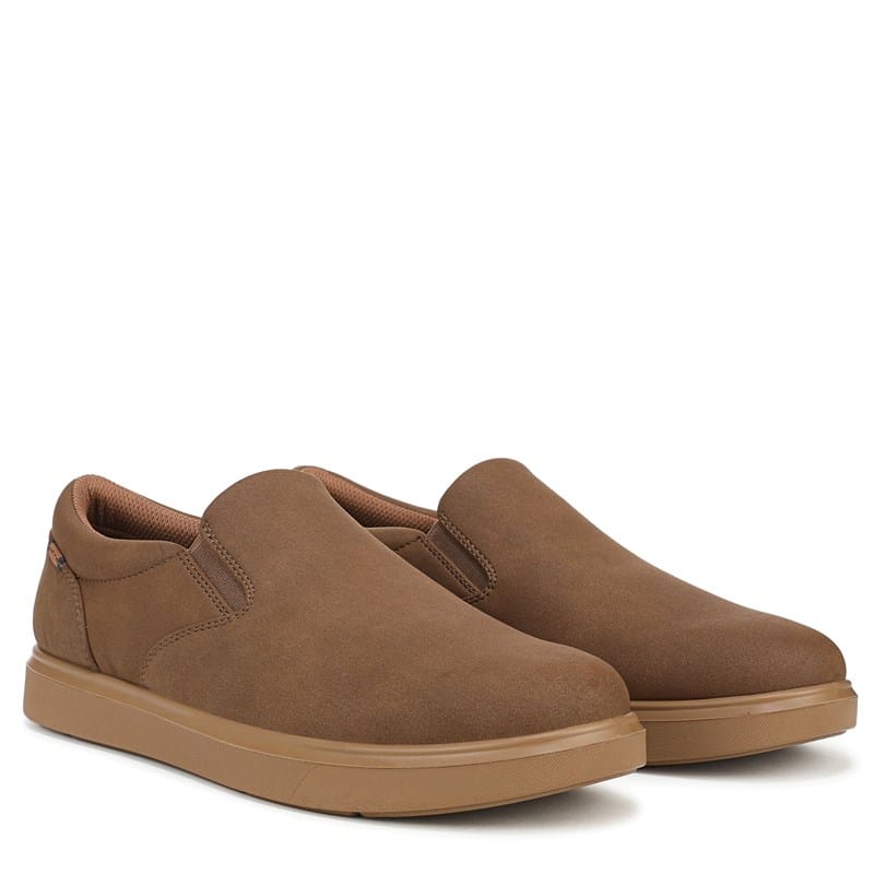 Men's City Cloud Slip On Shoes (Mid Brown Faux Leather)
