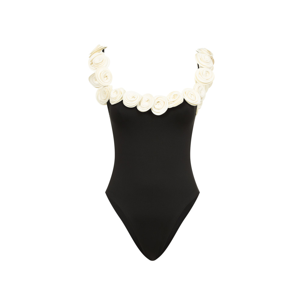 Black Hilal One Piece Swimsuit
