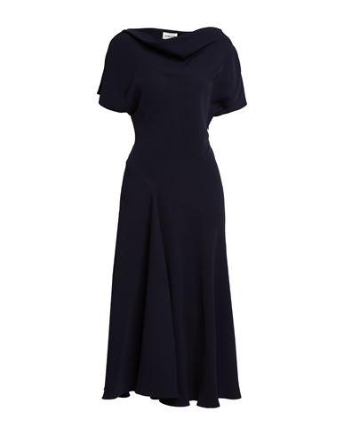 P. a.r. o.s. h. Woman Maxi dress Midnight blue Size L Polyester