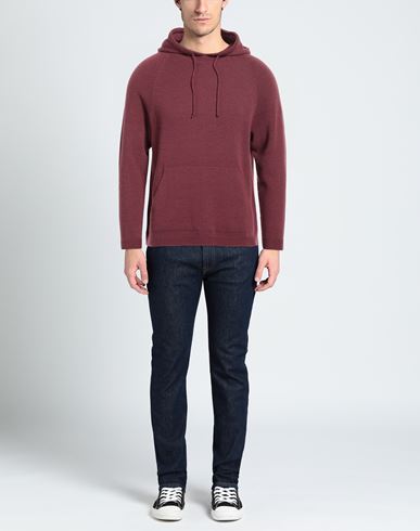 Rossopuro Man Sweater Garnet Size 7 Wool, Cashmere